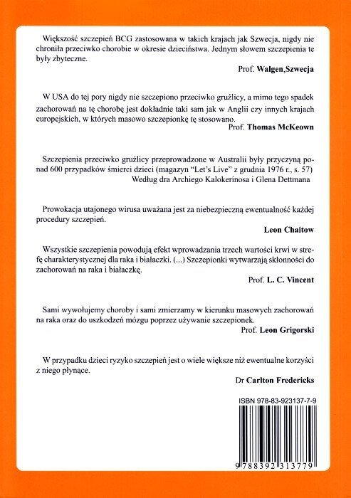 Szczepienia Niebezpieczne ukrywane fakty