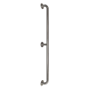 Handlauf für barrierefreies Bad 190 cm aus rostfreiem Edelstahl ⌀ 32 mm mit Abdeckrosetten