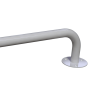 Handlauf für barrierefreies Bad 180 cm weiß ⌀ 25 mm