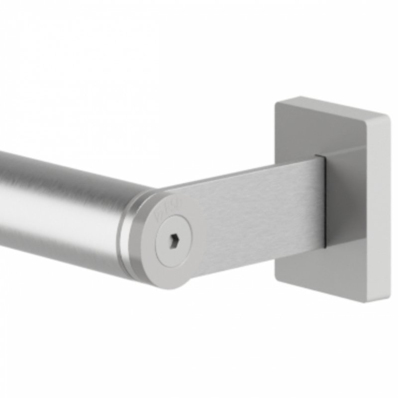 Gerader Handlauf für barrierefreies Bad 120 cm aus rostfreiem Edelstahl ⌀ 32 mm