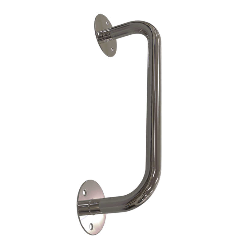 Gerader Handlauf für barrierefreies Bad 90 cm  aus rostfreiem Edelstahl ⌀ 25 mm