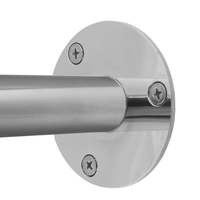  Duschvorhangstange aus Edelstahl 80 x 80 cm