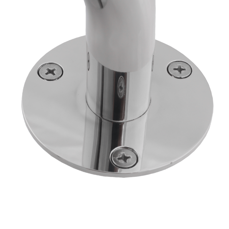 Handlauf für barrierefreies Bad 130 cm aus rostfreiem Edelstahl ⌀ 32 mm