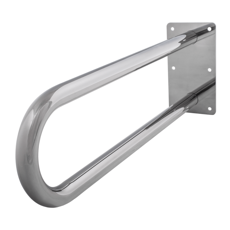 Stützgriff für barrierefreies Bad aus rostfreiem Edelstahl 60 cm ⌀ 32 mm  