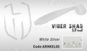 PRZYNĘTA HERAKLES VIBER SHAD 10cm - WHITE SILVER 