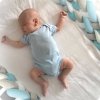 Otulacz do łóżeczka Ricokids 2m - niebiesko-szary