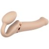 Strap-On z wibracjami Vibrating Bendable strap-on L
