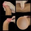 WIBRATOR 9.0'' DUAL LAYERED PLATINUM SILICONE ROTATOR