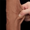 11.5'' KING SIZED SLIDING SKIN DUAL LAYER DONG