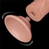 DILDO 8'' SLIDING SKIN DUAL LAYER DONG FLESH
