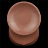 DILDO 12'' KING SIZED SLIDING SKIN DUAL LAYER DONG BRĄZOWY
