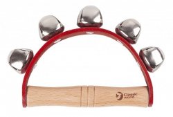 CLASSIC WORLD EDU Instrument Muzyczny Janczary Dzwoneczki dla Dzieci
