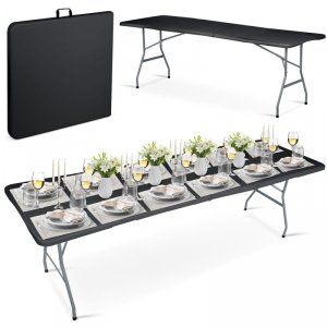 Stół ogrodowy składany 244 cm Plonos czarny
