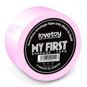 TAŚMA MY FIRST NON STICKY BONDAGE TAPE PINK
