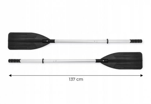 Wiosła 2 szt do pontonu aluminiowe do kajaku jednopiórowe 137 cm INTEX