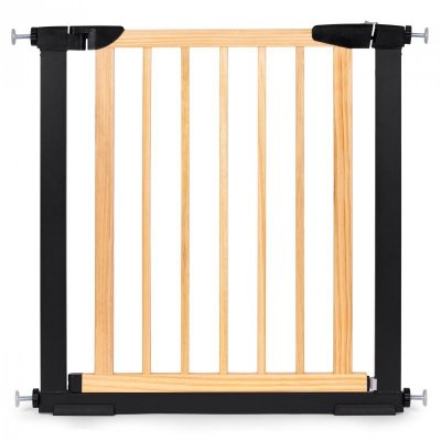 Bramka barierka zabezpieczająca 74-80 cm na schody i drzwi metal drewno
