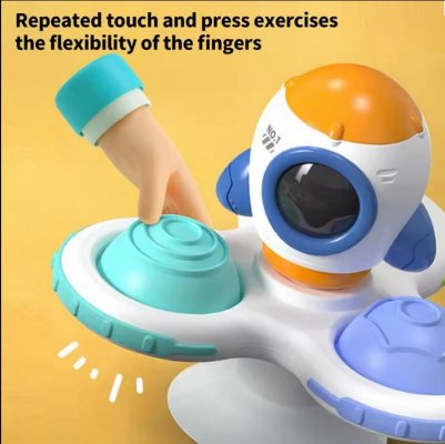 WOOPIE BABY Kosmiczny Spinner Pop-it  Zabawka Sensoryczna  Wymienne 3 szt.