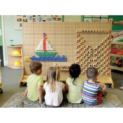 MASTERKIDZ  Wolnostojąca Tablica Naukowa Kreatywna STEM 166 x 125