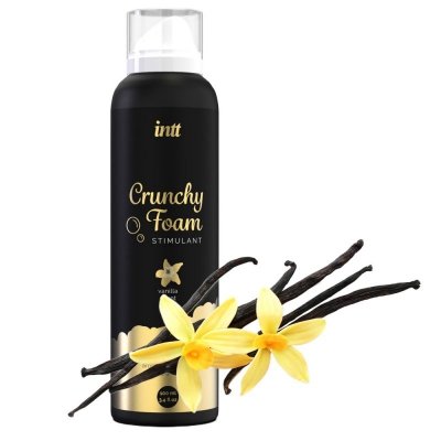 Pianka do masażu i nawilżenia skóry -  waniliowa. Crunchy Foam Vanilla 100 ml