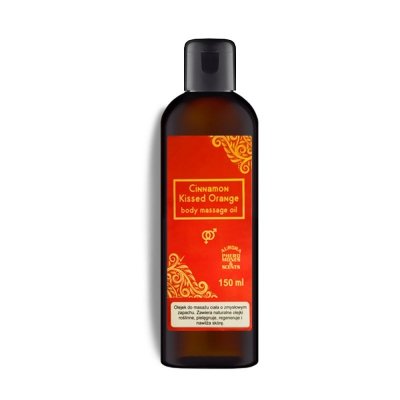 Olejek do masażu ciała. Zmysłowy i pobudzający. Cinnamon Kissed Orange 150 ml.