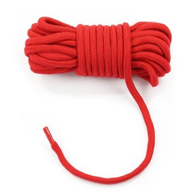 LINA FETISH BONDAGE ROPE 10M CZERWONA