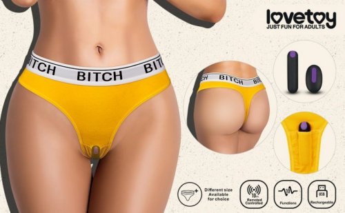 MAJTKI BITCH VIBRATING PANTIES (34~38 CALI W TALII)
