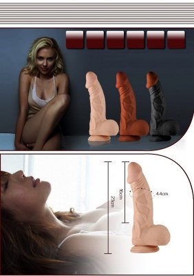 WIBRATOR 9&quot; REAL EXTREME VIBRATING DILDO