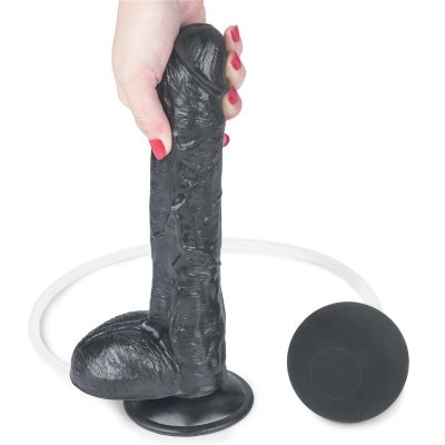 DILDO 10&#039;&#039; SQUIRT EXTREME DILDO – BLACK