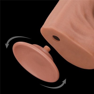 14&#039;&#039; KING SIZED SLIDING SKIN DUAL LAYER DONG