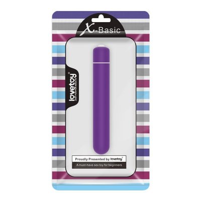 MINIWIBRATOR X-BASIC BULLET 10 SPEEDS FIOLETOWY