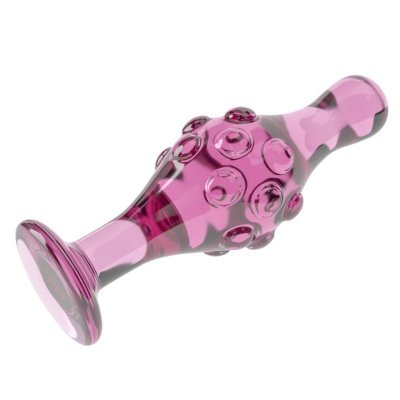 DILDO 4.5&quot; GLASS ROMANCE