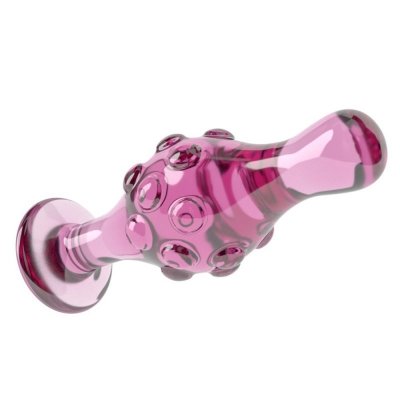 DILDO 4.5&quot; GLASS ROMANCE