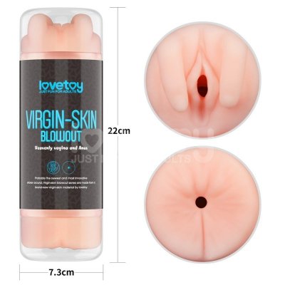 VIRGIN-SKIN BLOWOUT DOUBLE SIDE STROKER
