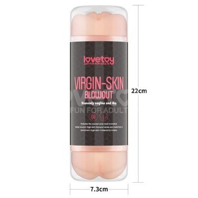 VIRGIN-SKIN BLOWOUT DOUBLE SIDE STROKER