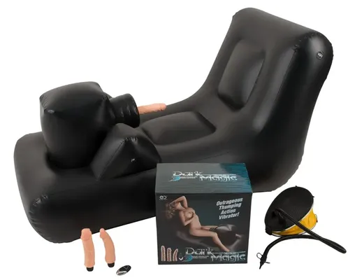 Excellent Power - Łóżko Dmuchane do sexu + 3 wibratory posuwiste