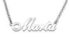 Srebrny napis Marta - naszyjnik z imieniem , srebro 925