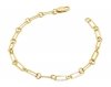 Złota bransoletka 585 spinacze Chains łańcuch