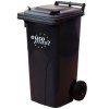 Pojemnik na odpady MGB 120l EUROPLAST Czerwony 