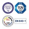 Pojemnik na odpady 240l IPL Plastics, Czarny
