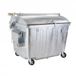 Kontener do wysypu czołowego 6500l (klapa półokrągła)