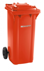 Pojemnik na odpady 120l SSI-Schaefer Czerwony