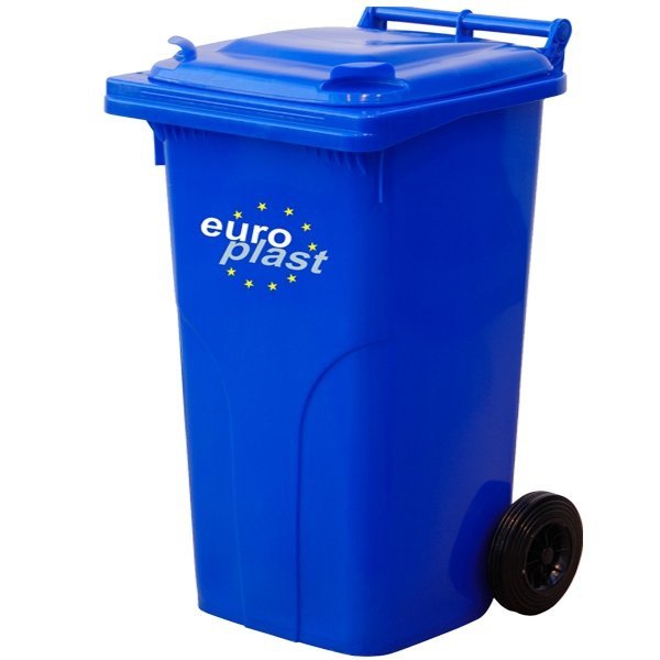 Pojemnik na odpady 240l EUROPLAST brąz