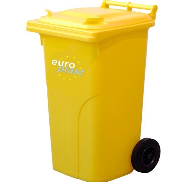 Pojemnik na odpady 240l EUROPLAST brąz