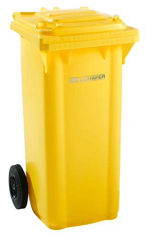 Pojemnik na odpady 120l SSI-Schaefer Plastik i metale