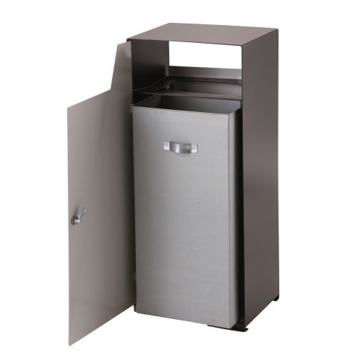 Kosz na śmieci GOLD- szary