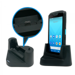 Unitech Stacja ładująca, bez zasilacza i kabla USB, złącze USB-C, do EA520 ( 5000-900093G )