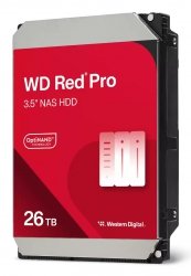 Western Digital 26TB RED PRO 512MB CMR 3.5IN/SATA 6GB/S INTELLIPOWERRPM