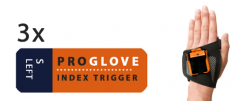 ProGlove Index Trigger – Rękawica z przyciskiem skanowania na lewą dłoń, rozmiar S, 3 szt ( G006-SL-3 )