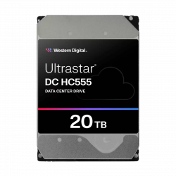 Dysk serwerowy HDD Western Digital Ultrastar DC HC555 WUH722020CLE6L4 (20 TB; 3.5; SATA)