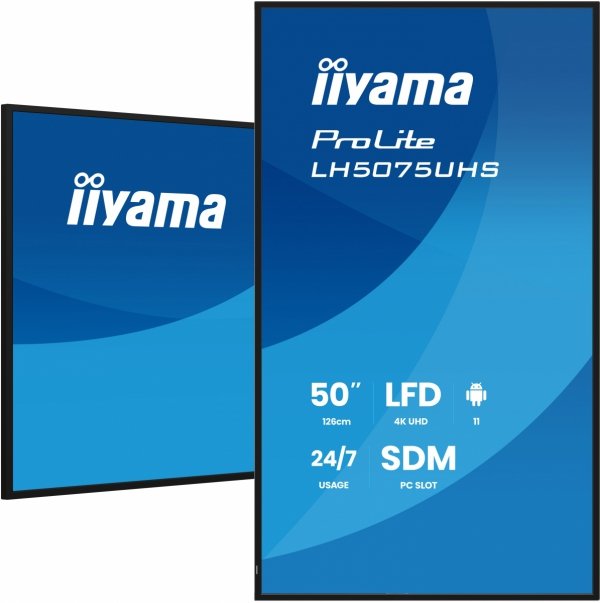 Monitor IDS iiyama ProLite LH5075UHS-B2AG
